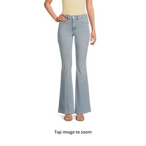 Good American Light Blue Flare Jeans